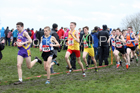 Junior boys 2019 New Balance English Schools Cross Country Champs, Temple Newsam, Leeds. Photo:  David T. Hewitson/Sports for All Pics